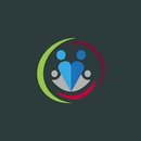 Logo with stylized figures in blue and gray, surrounded by a green and red circle. Themes: community and distinction...